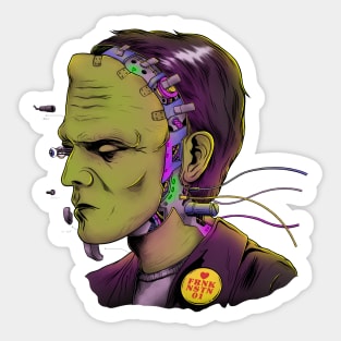 CYBER FRANK Sticker